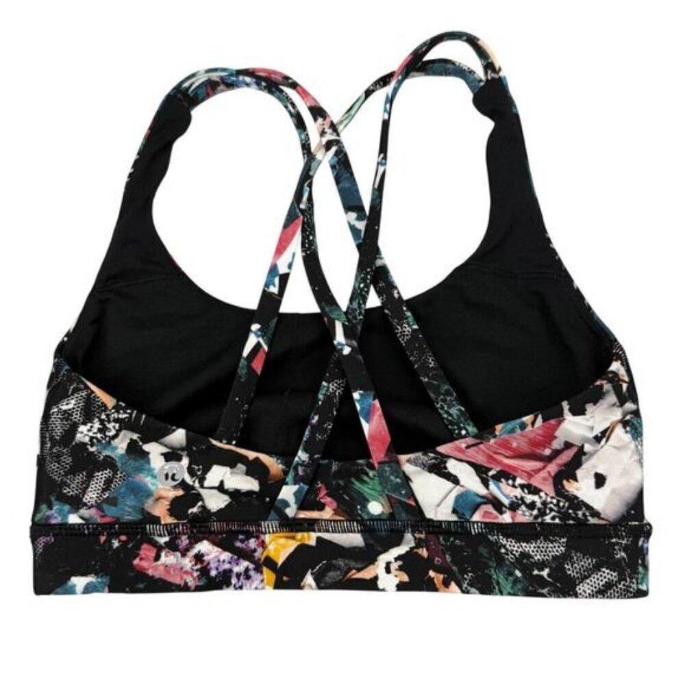 Lululemon Energy Bra In Color Crush Multi Size 4 - Picture 4 of 7